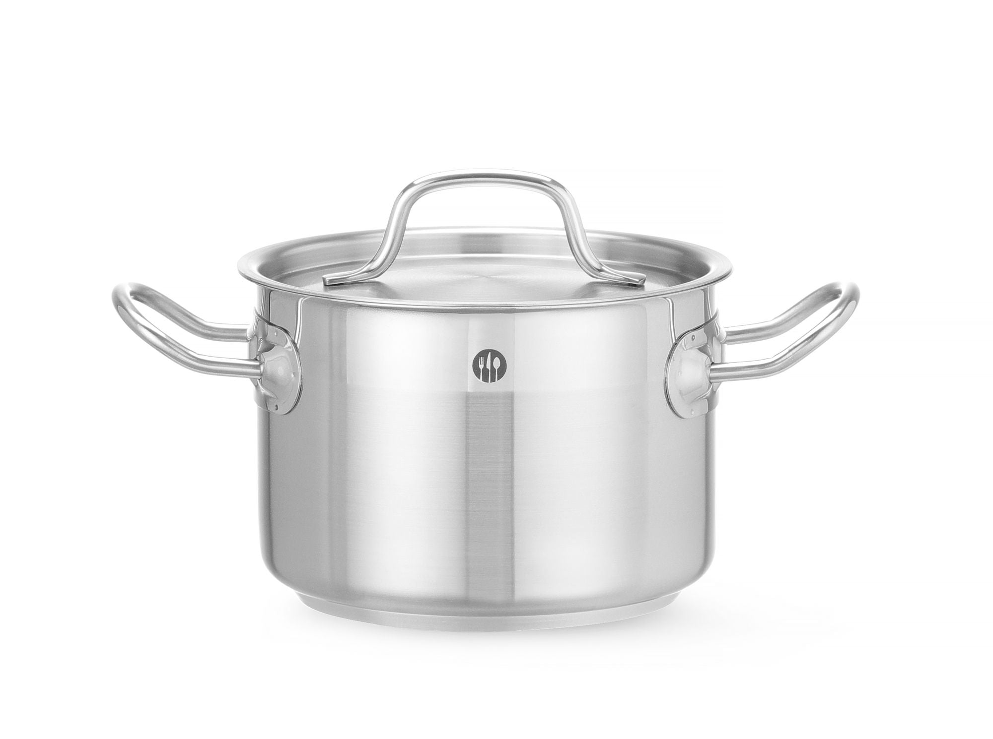 Tacho médio com tampa 2 l Ø160x110 mm inox Profi Line