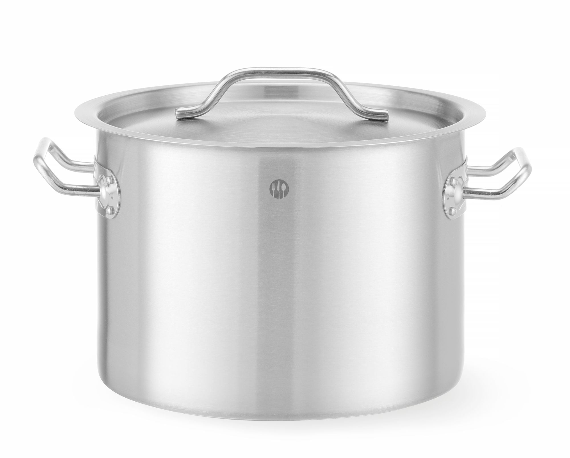 Panela média com tampa 9 l 250x180 mm inox Budget