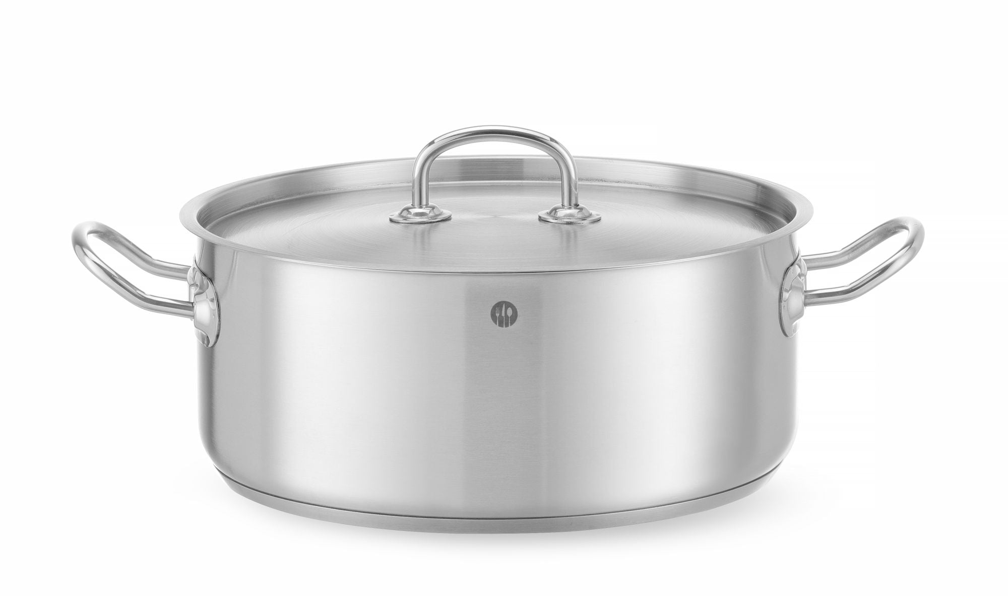 Tacho baixo com tampa inox 7,3 l Ø280x120 mm Kitchen Line