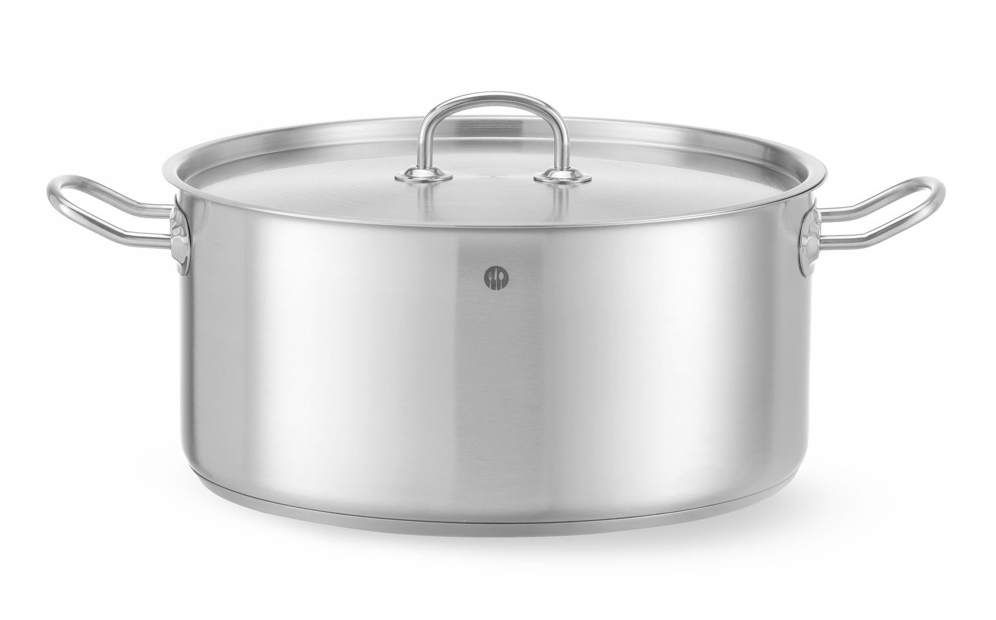 Tacho baixo com tampa inox 12 l Ø320x150 mm Kitchen Line