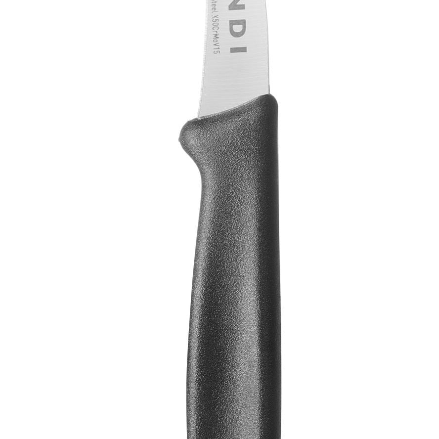 Faca Tourne preta 59/158 mm inox e polipropileno