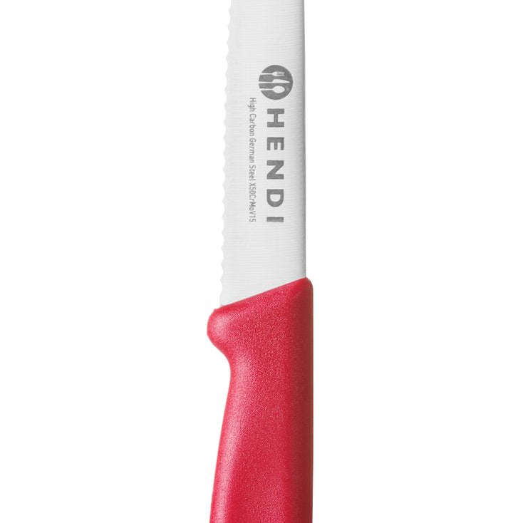 Faca de tomate vermelha 113/214 mm inox PP