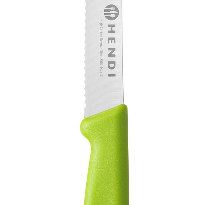 Faca utilitária verde 112/211 mm inox PP