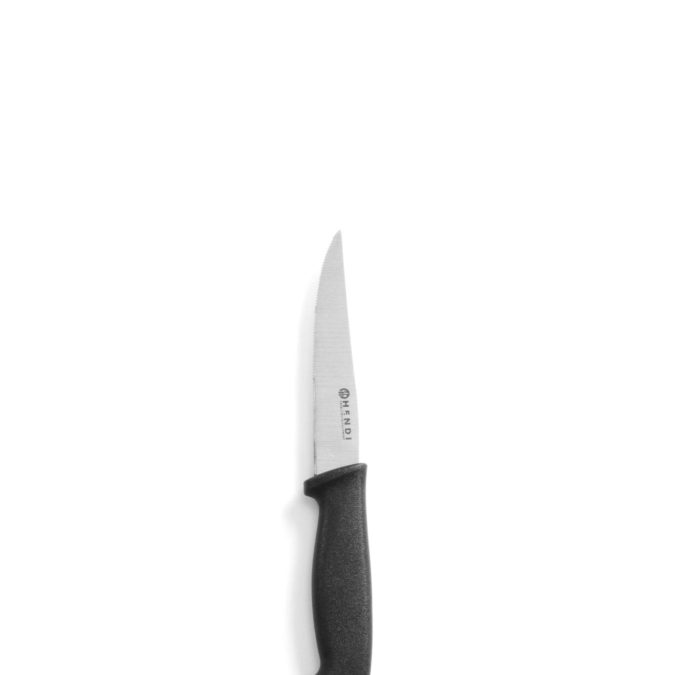 Faca polivalente inox cabo PP preto 100/210 mm