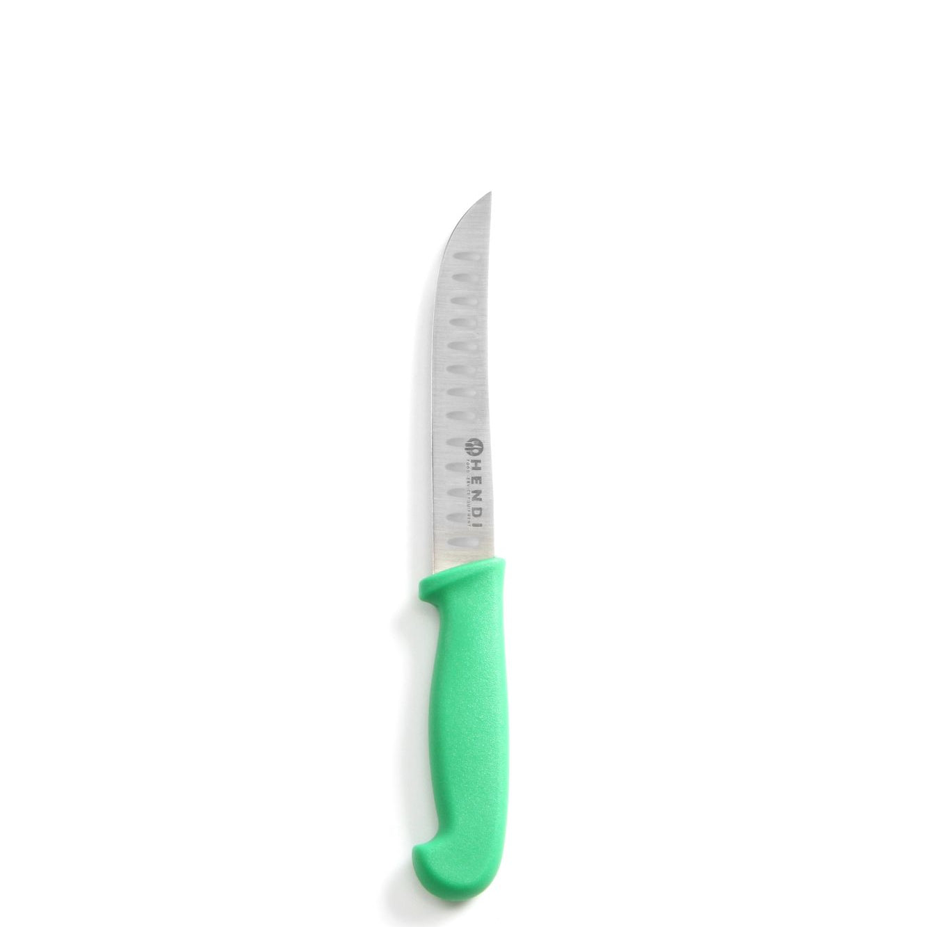 Faca polivalente 130/230 mm inox cabo PP verde