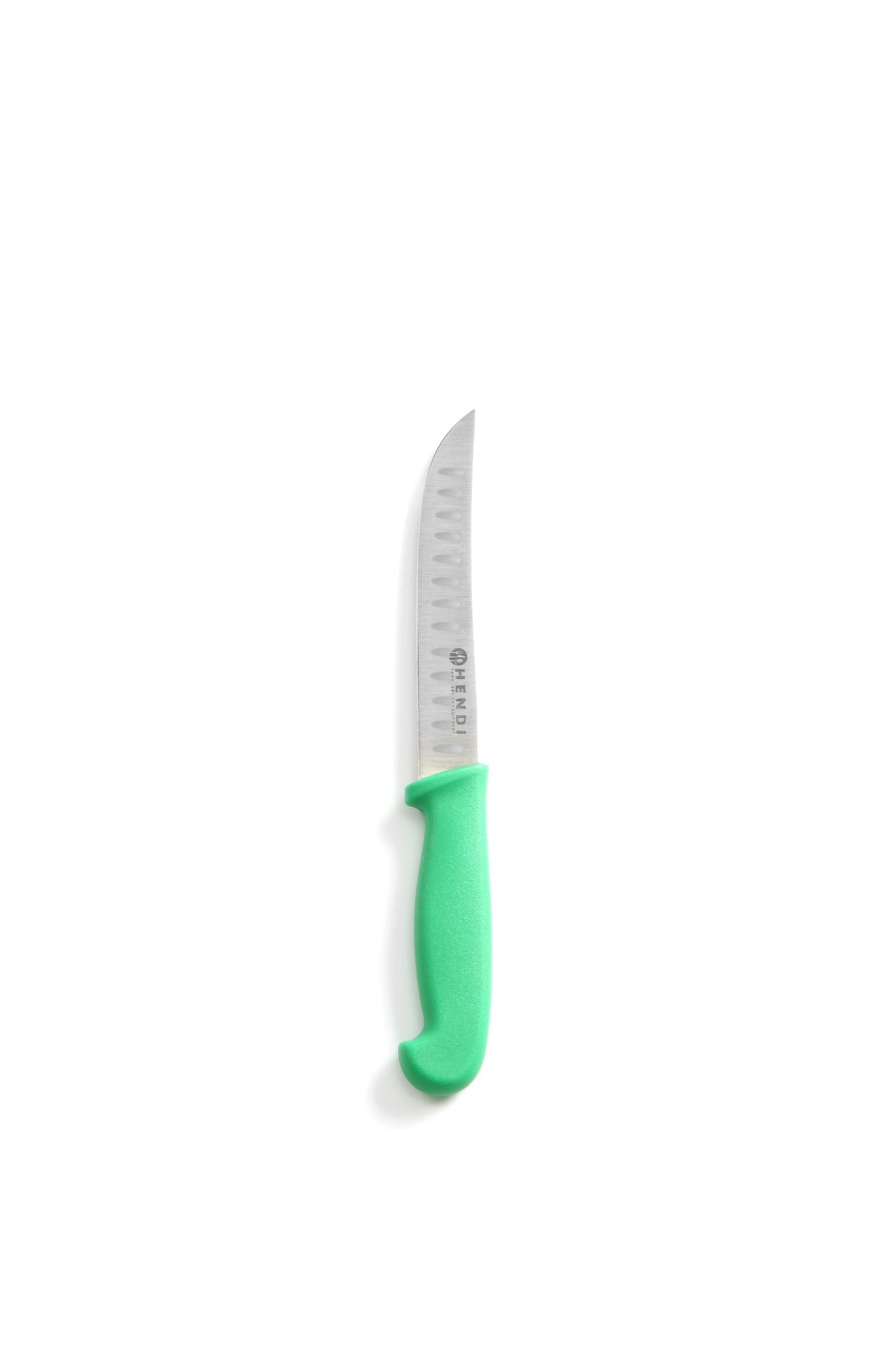 Faca polivalente 130/230 mm inox cabo PP verde