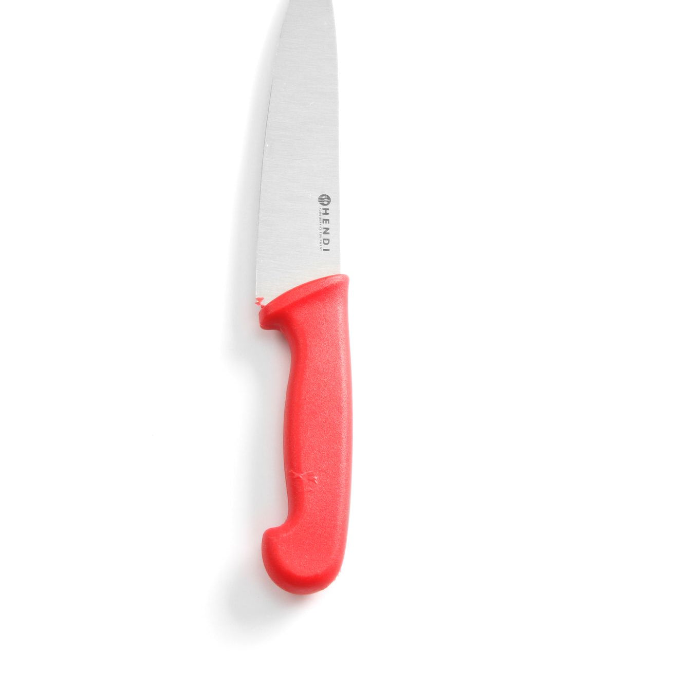 Faca de cozinheiro 180/320 mm inox cabo PP vermelho