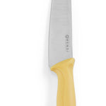 Faca de cozinheiro 180/320 mm inox cabo PP amarelo