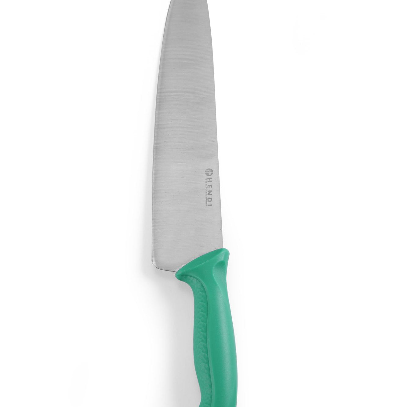Faca de cozinheiro 240/385 mm inox cabo PP verde