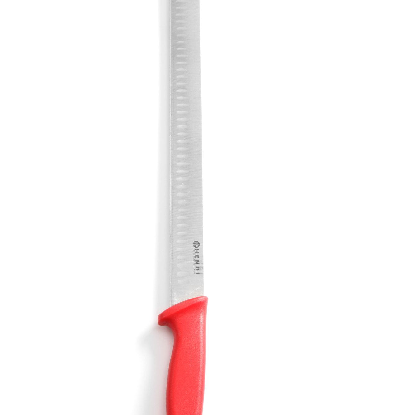 Faca para presunto/kebab inox 350/490 mm cabo PP vermelho