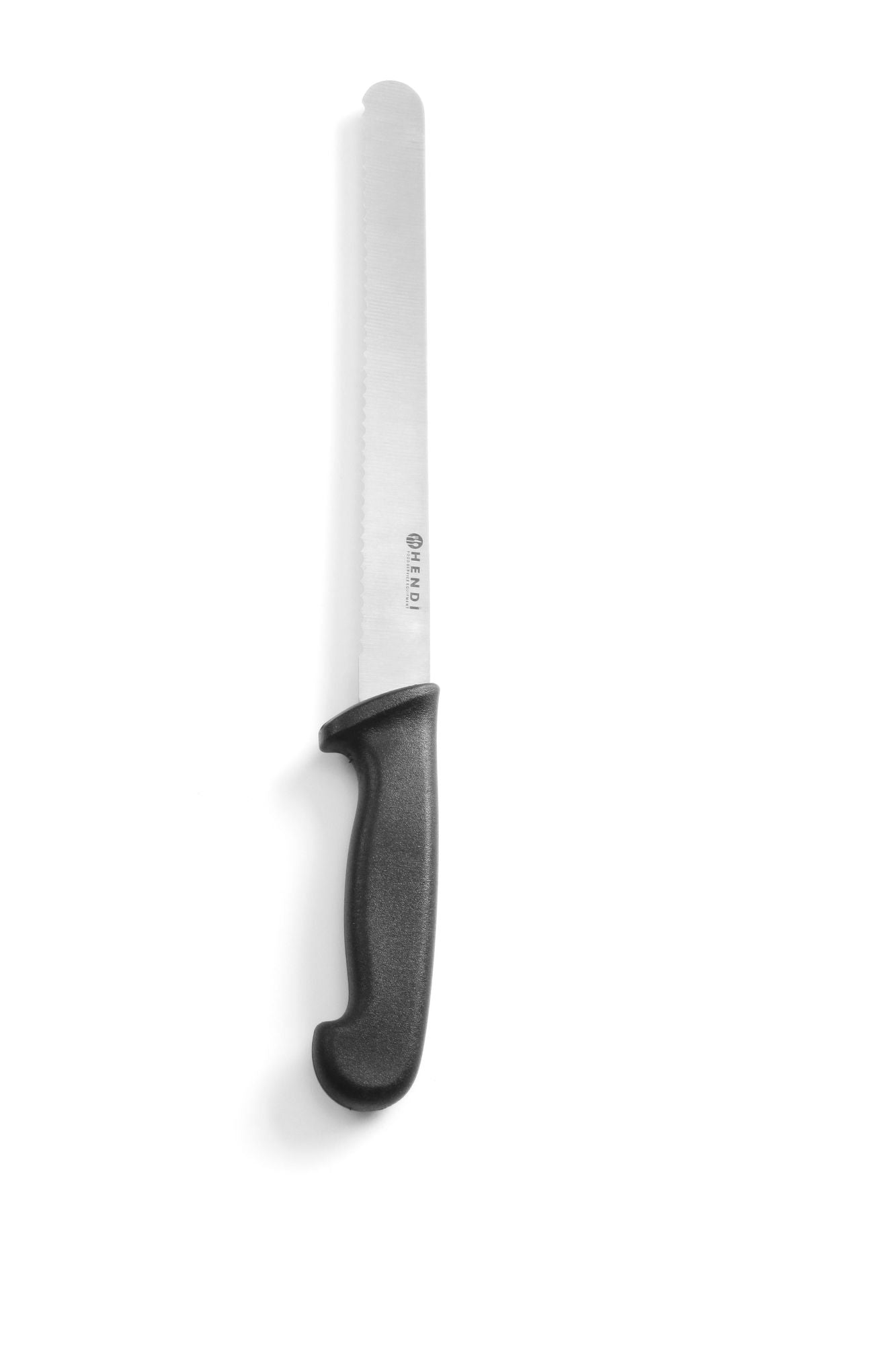 Faca de pão inox 250/380 mm cabo PP preto