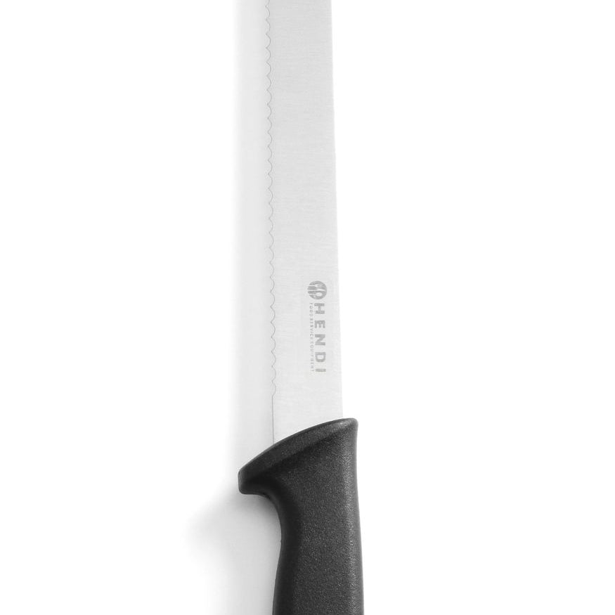 Faca de pão inox 300/430 mm cabo PP preto