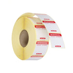 Etiqueta quarta-feira NL-FR-DE reutilizável 25x25 mm rolo com 1000 unidades