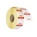 Etiqueta quarta-feira DK-NO-SE reutilizável 25x25 mm – 1000 unidades