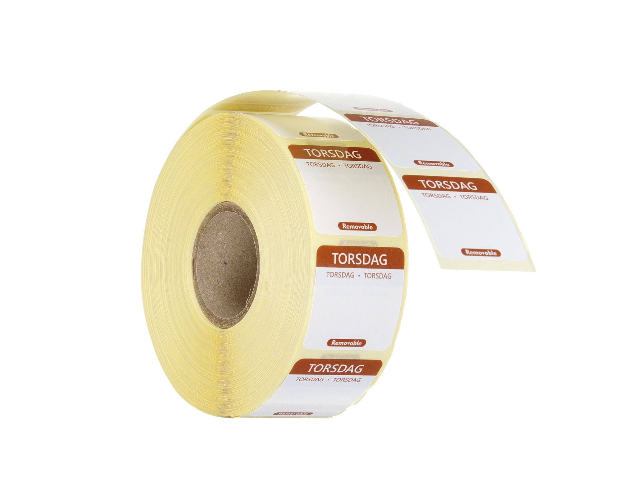 Etiqueta quinta-feira DK-NO-SE reutilizável 25x25 mm – 1000 unidades