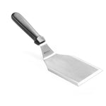 Espátula para hambúrguer preta PP 140x105x308 mm