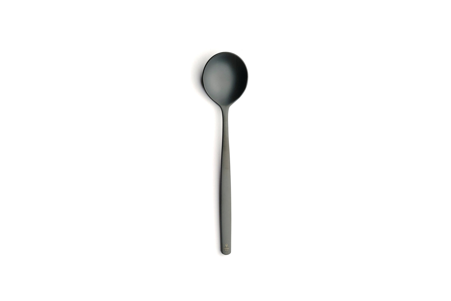 Colher de lanche Atlantida Ice preto 18/10