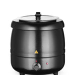 Chaleira de sopa preta 8 l 230V 435W
