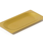 Prato de 1/2 dose oval Lab Ice dourado 18/10