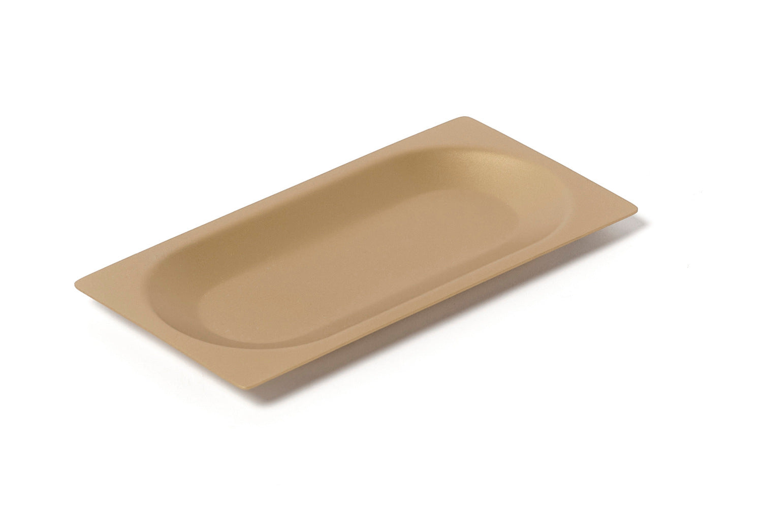 Prato de 1/2 dose oval Lab Ice cobre 18/10