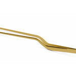 Pinça de chef curva dourada 21cm
