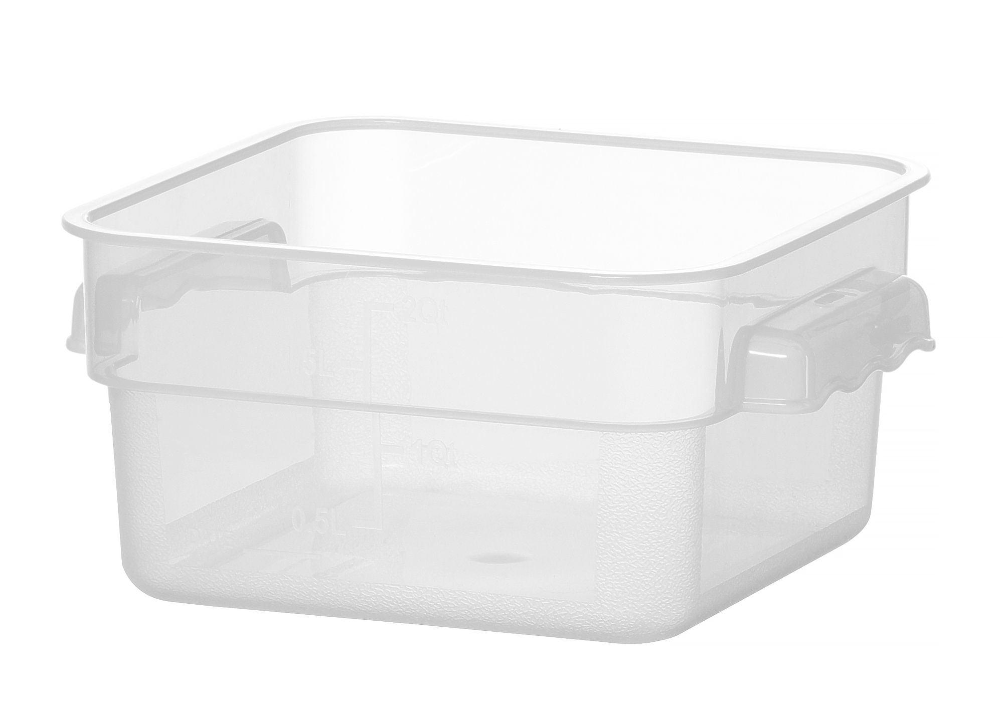 Recipiente para alimentos com escala PP 1,9 l 190x190x95 mm