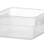Recipiente para alimentos com escala PP 1,9 l 190x190x95 mm
