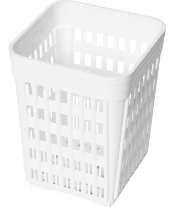 Cesto de talheres branco PP 110x110x140 mm