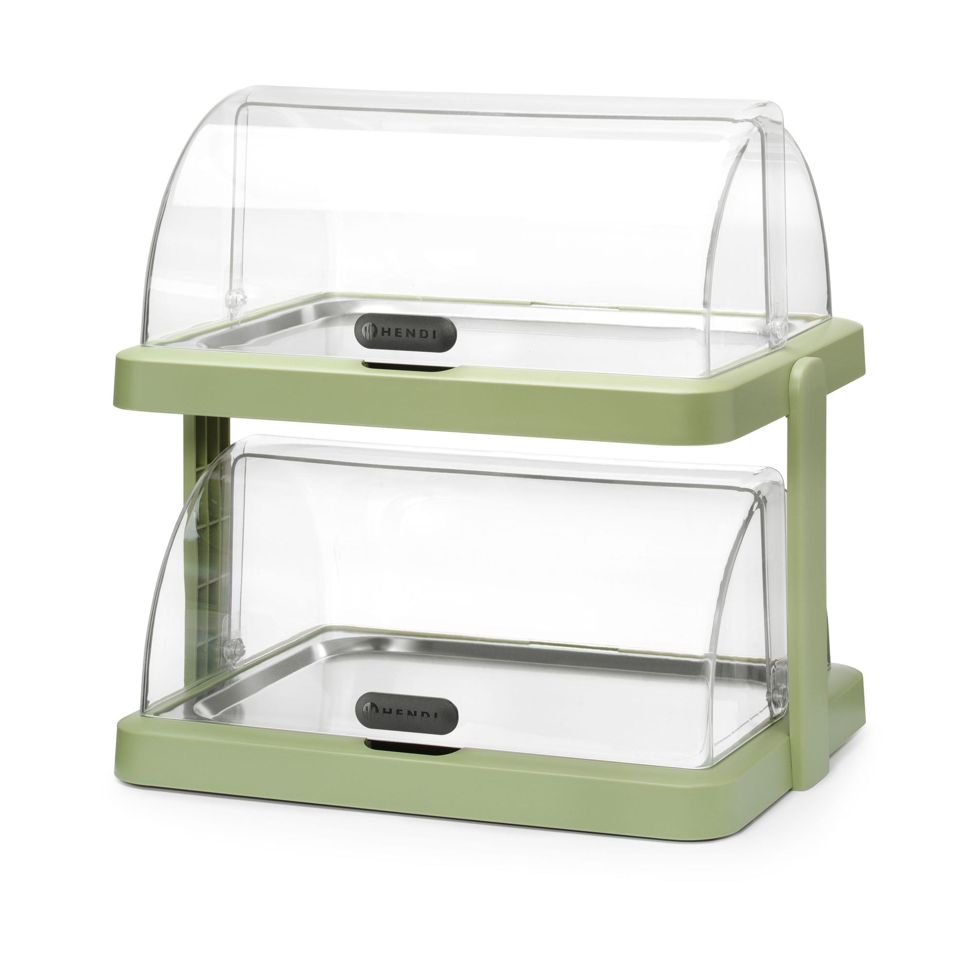 Expositor refrigerado rolltop duplo verde 4 elementos
