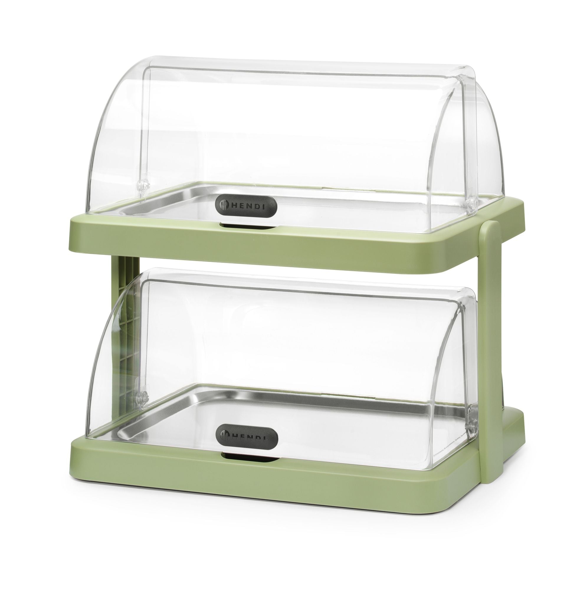 Expositor refrigerado rolltop duplo verde 4 elementos