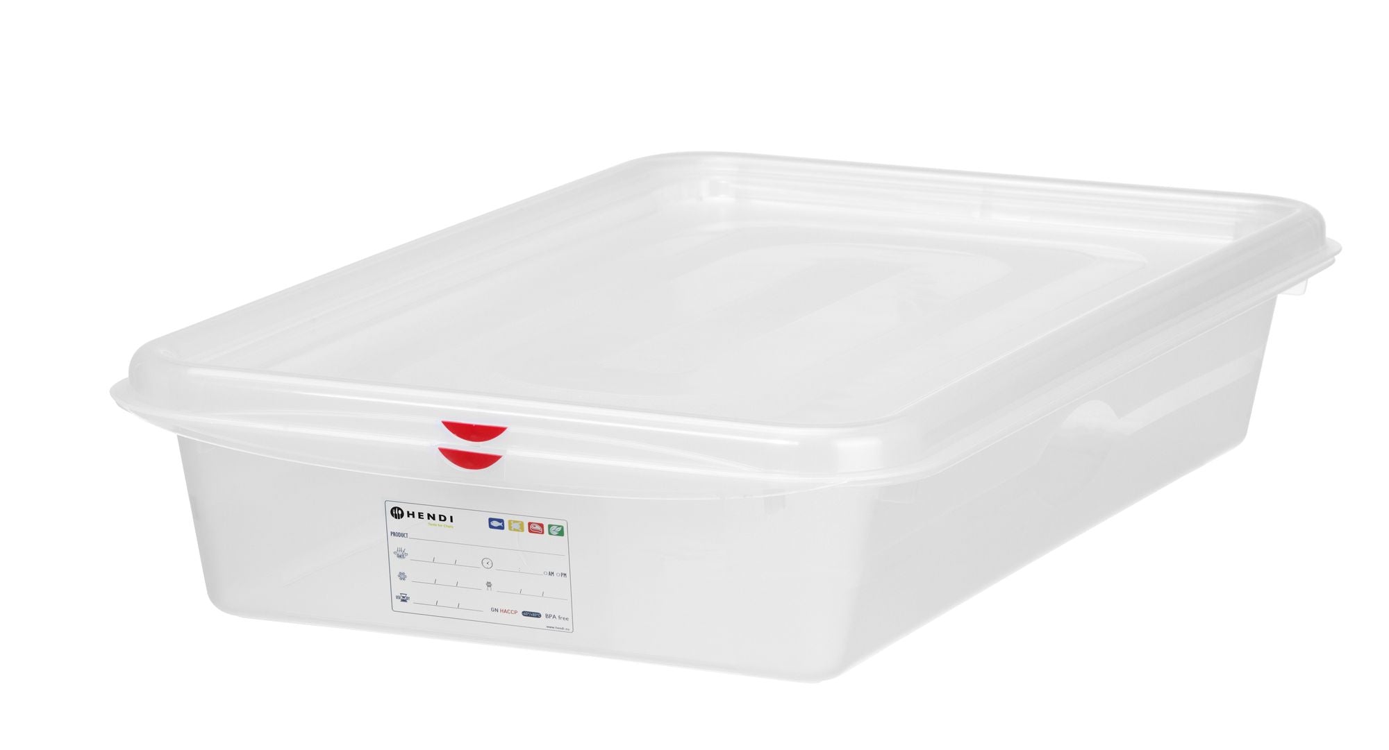 Recipiente com tampa GN 2/3 100 mm PP