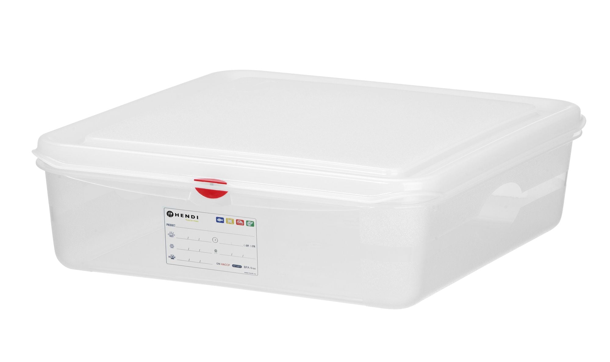 Recipiente com tampa GN 1/1 100 mm PP