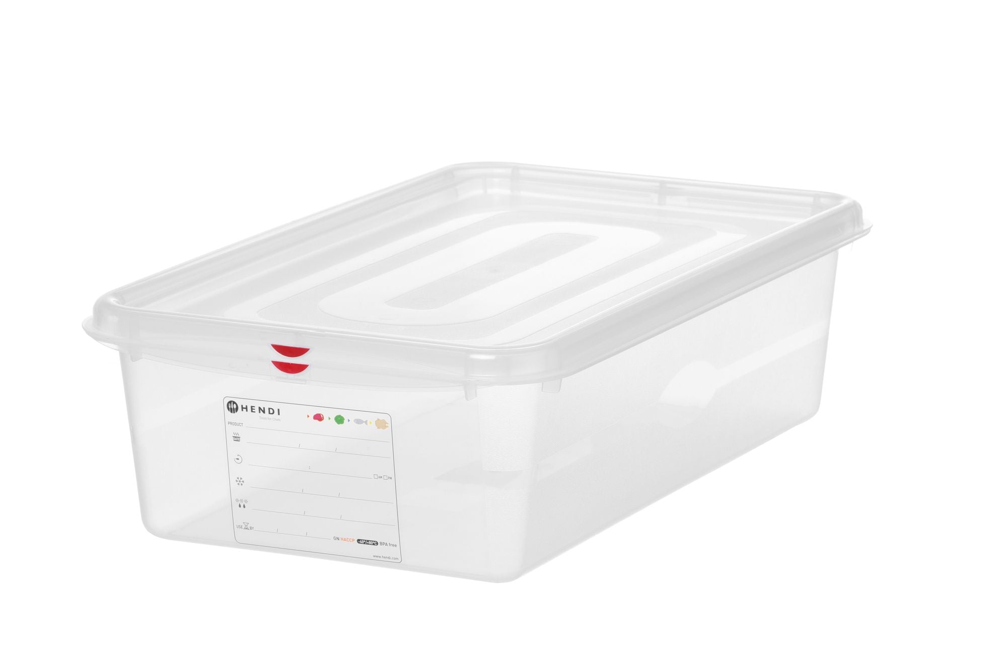 Recipiente com tampa GN 1/1 150 mm PP