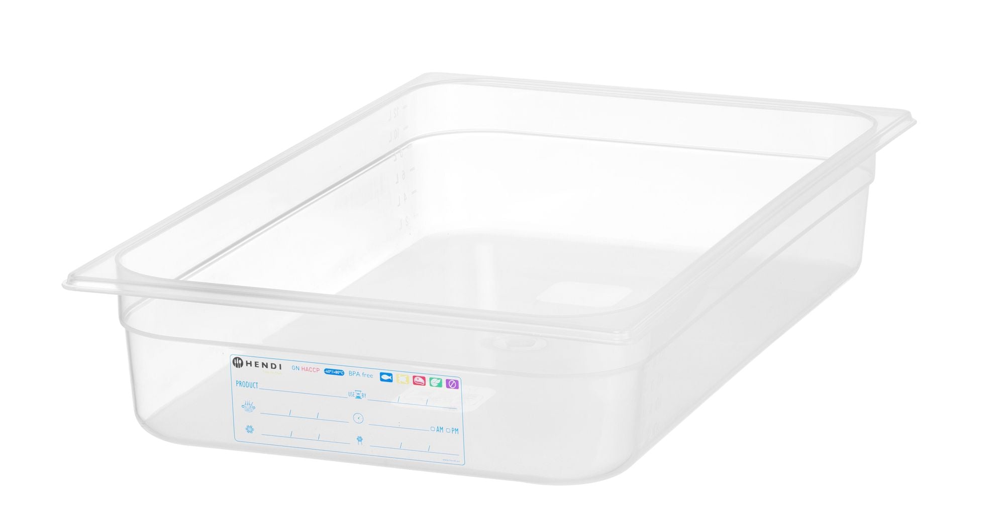 Recipiente GN 1/1 100 mm HACCP polipropileno
