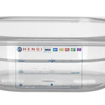 Recipiente GN 1/6 65 mm HACCP polipropileno