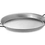 Paelleira valenciana El Saler em aço polido Ø42cm