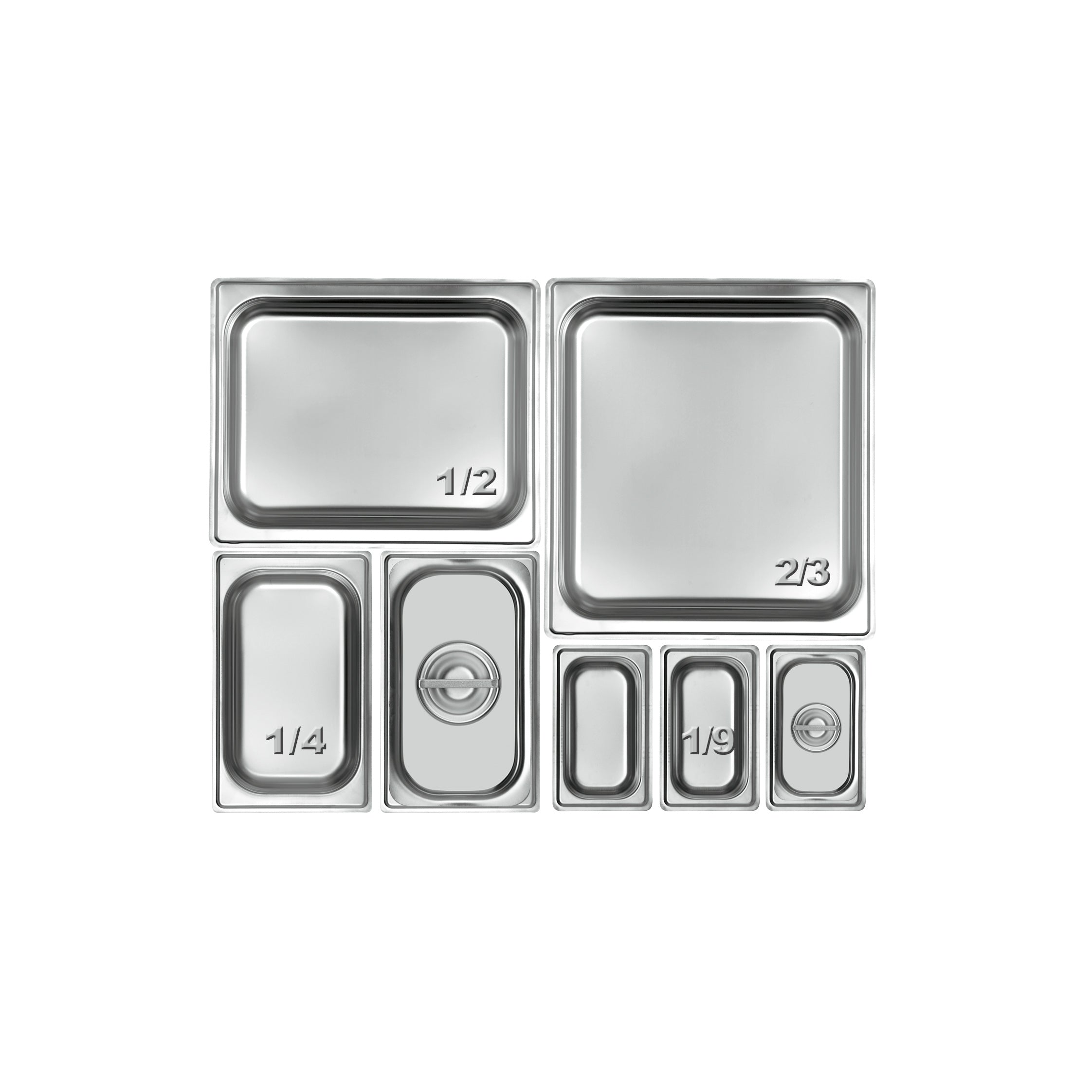 Cuvete 1/2 de 20 (265 x 325 x 20 mm)
