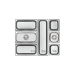 Cuvete 2/4 de 40 (530 x 162 x 40 mm)