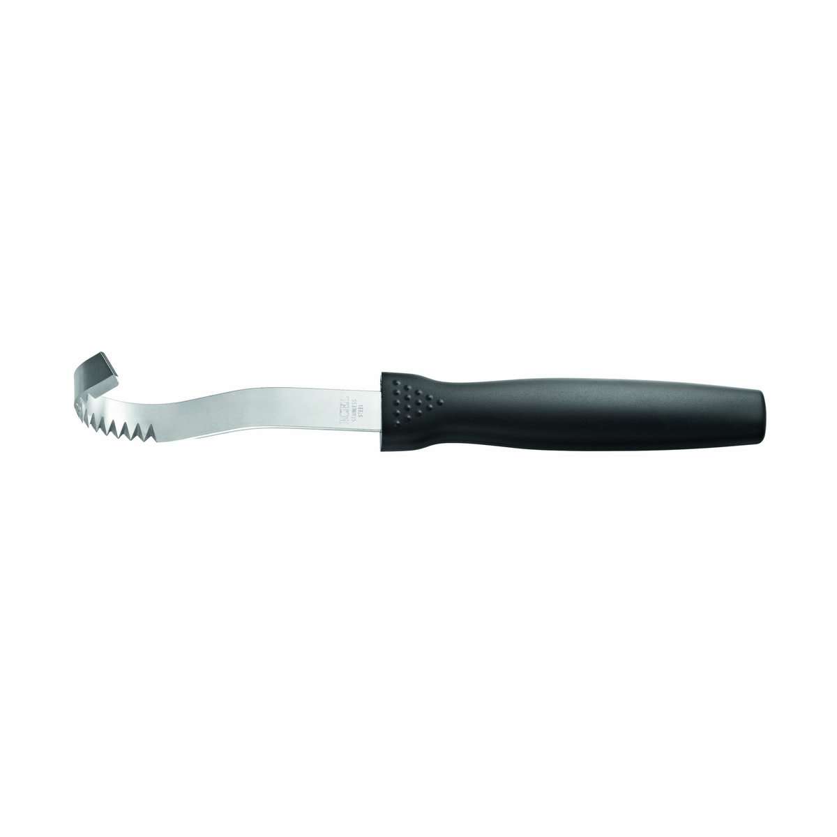Raspador de manteiga 9 cm, cabo preto