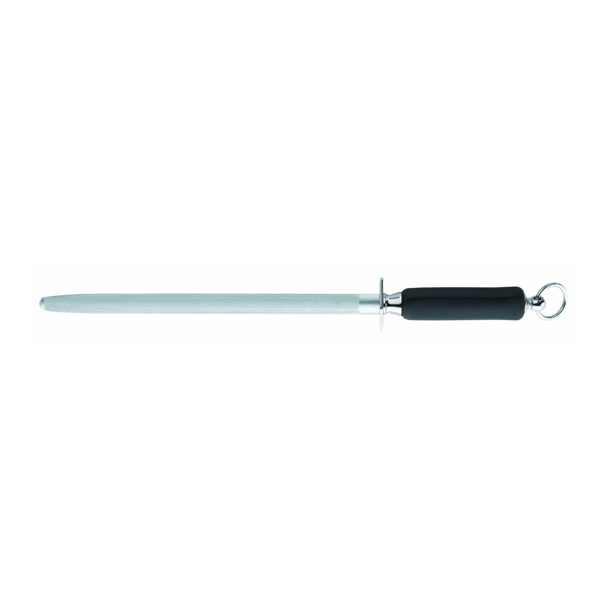 Fuzil profissional oval 25 cm, cabo preto