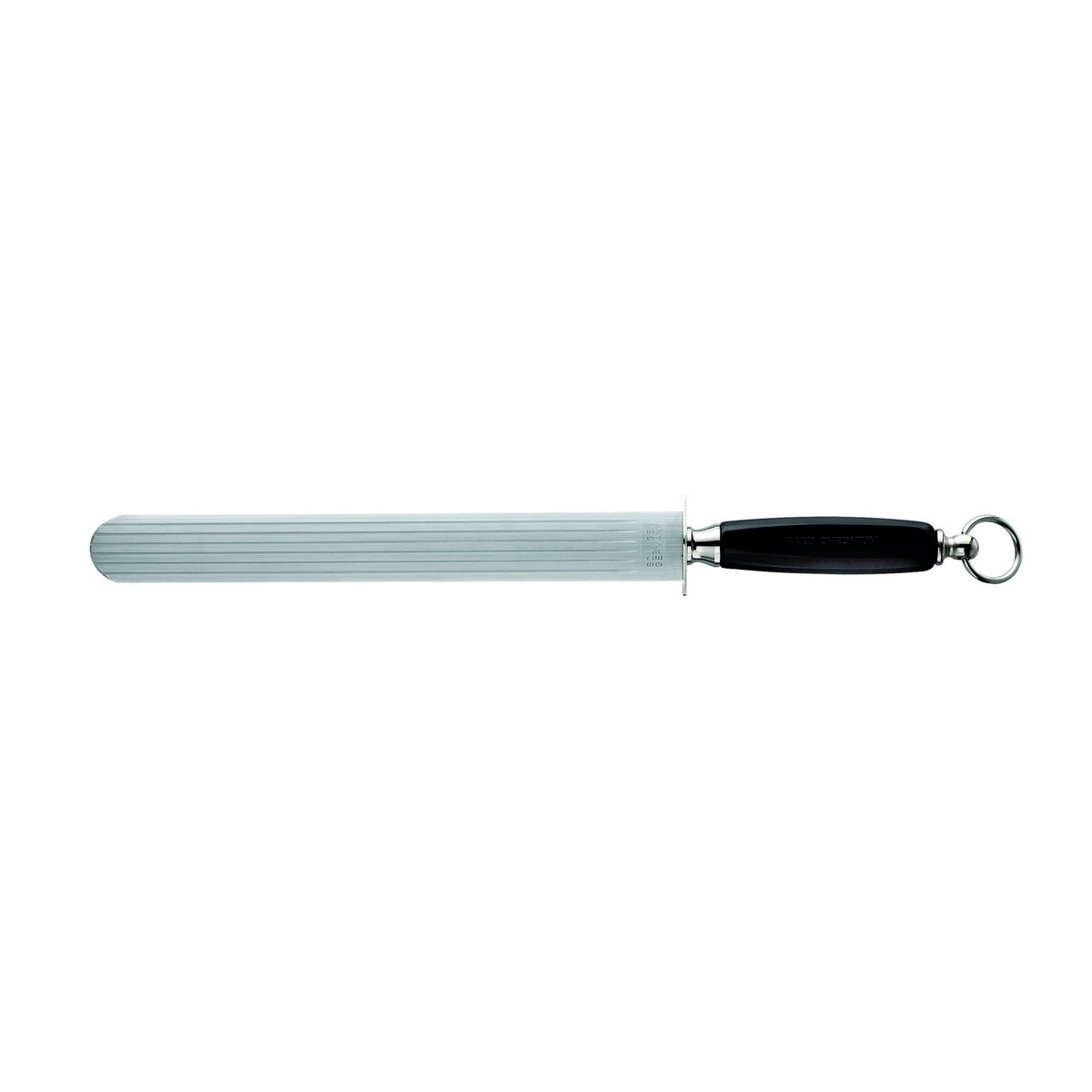 Fuzil plano oval 30 cm, cabo preto