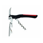 Saca-rolhas com alavanca de dois passos 12 cm, cabo vermelho