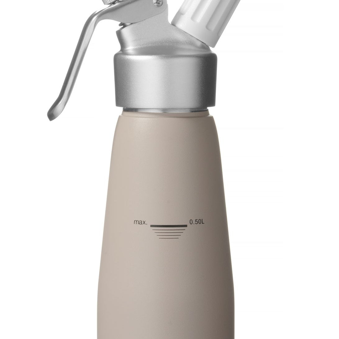 Sifão de natas taupe 0,50 l alumínio Kitchen Line