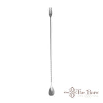 Colher de bar tridente espiral completa vintage