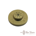 Tampa para copo de muddler dourado