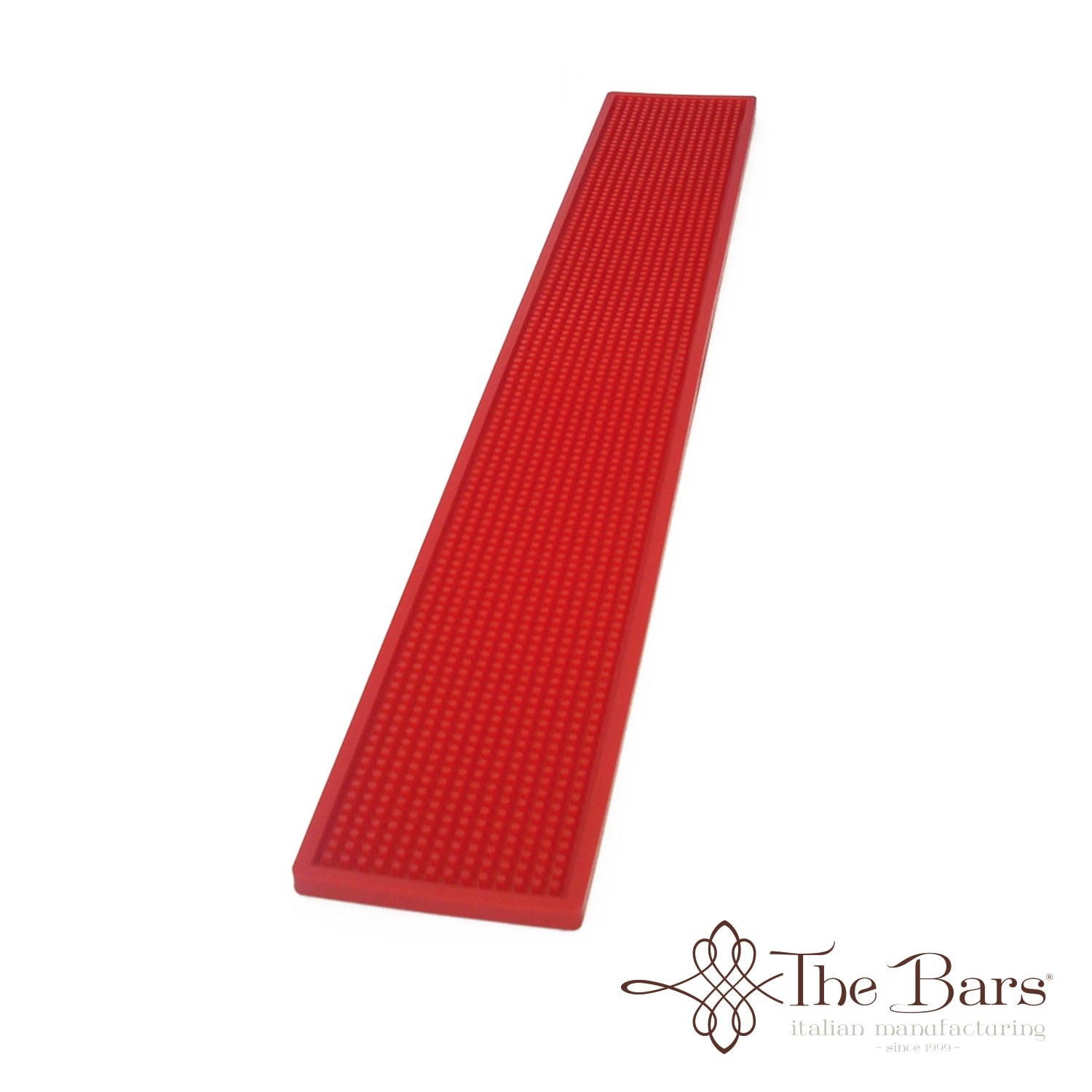 Tapete de bar em borracha vermelho