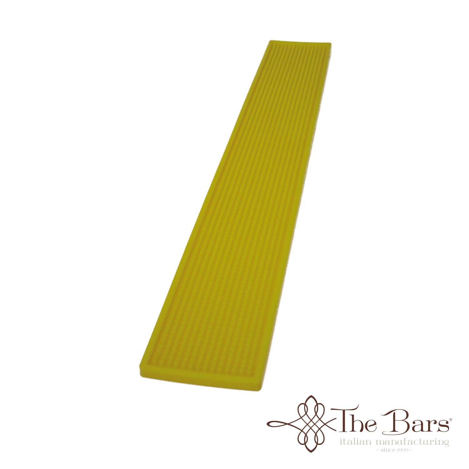 Tapete de bar em borracha amarelo