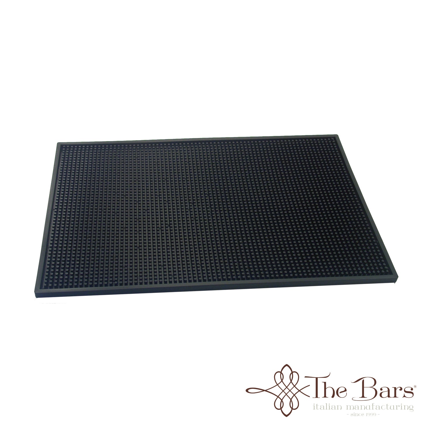 Tapete de bar em borracha preto