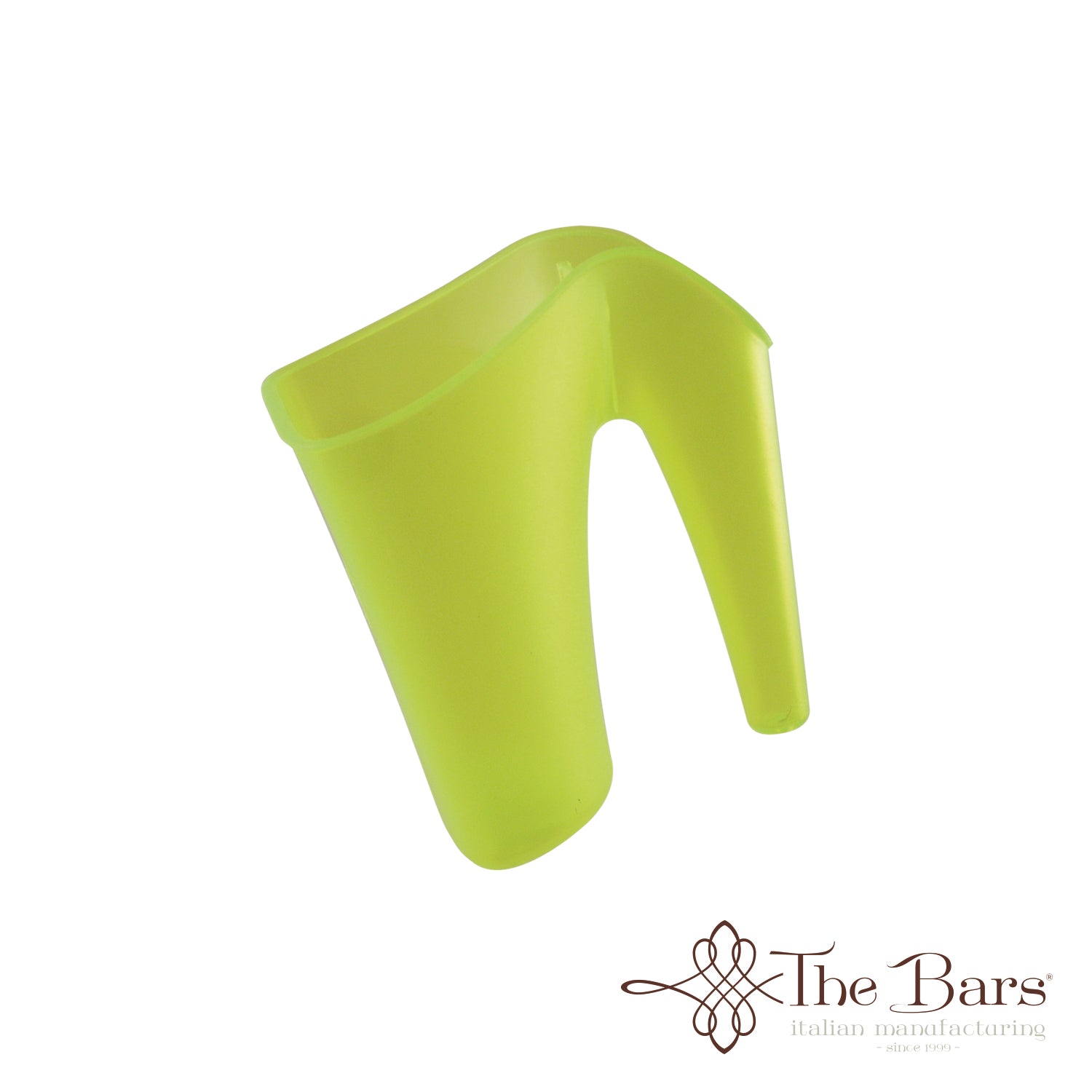 Pá para gelo vertical ergonómica verde fluo