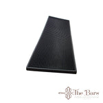 Tapete de bar largo XL em borracha preto